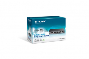 TP-Link TL-SG108E 10/100/1000Mbps 8 portos mini switch