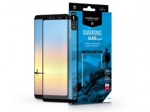 MyScreen Protector Diamond Glass Edge3D Samsung N950F Galaxy Note 8 edzett üveg kijelzővédő fólia fekete kerettel (LA-2047)