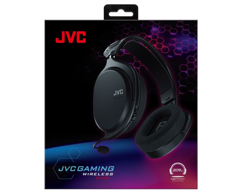 JVC GG-01WQ vezeték nélküli gaming headset fekete