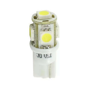 M-Tech T10 LED 5x5050 SMD fehér színű pár (72LB054W)