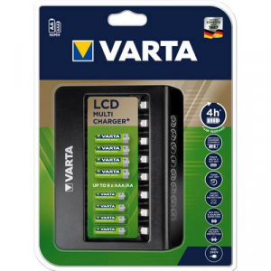 Varta LCD Multi-Plus NiMH Mikro (AAA), Ceruza (AA) Hengeres akku töltő