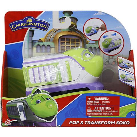 Tm-Toys Chuggington Pop & Transform Koko vidám mozdony (CHG890103)