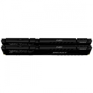 32GB 5200MHz DDR5 RAM Kingston Fury Beast Black CL40 (2x16GB) (KF552C40BBK2-32)