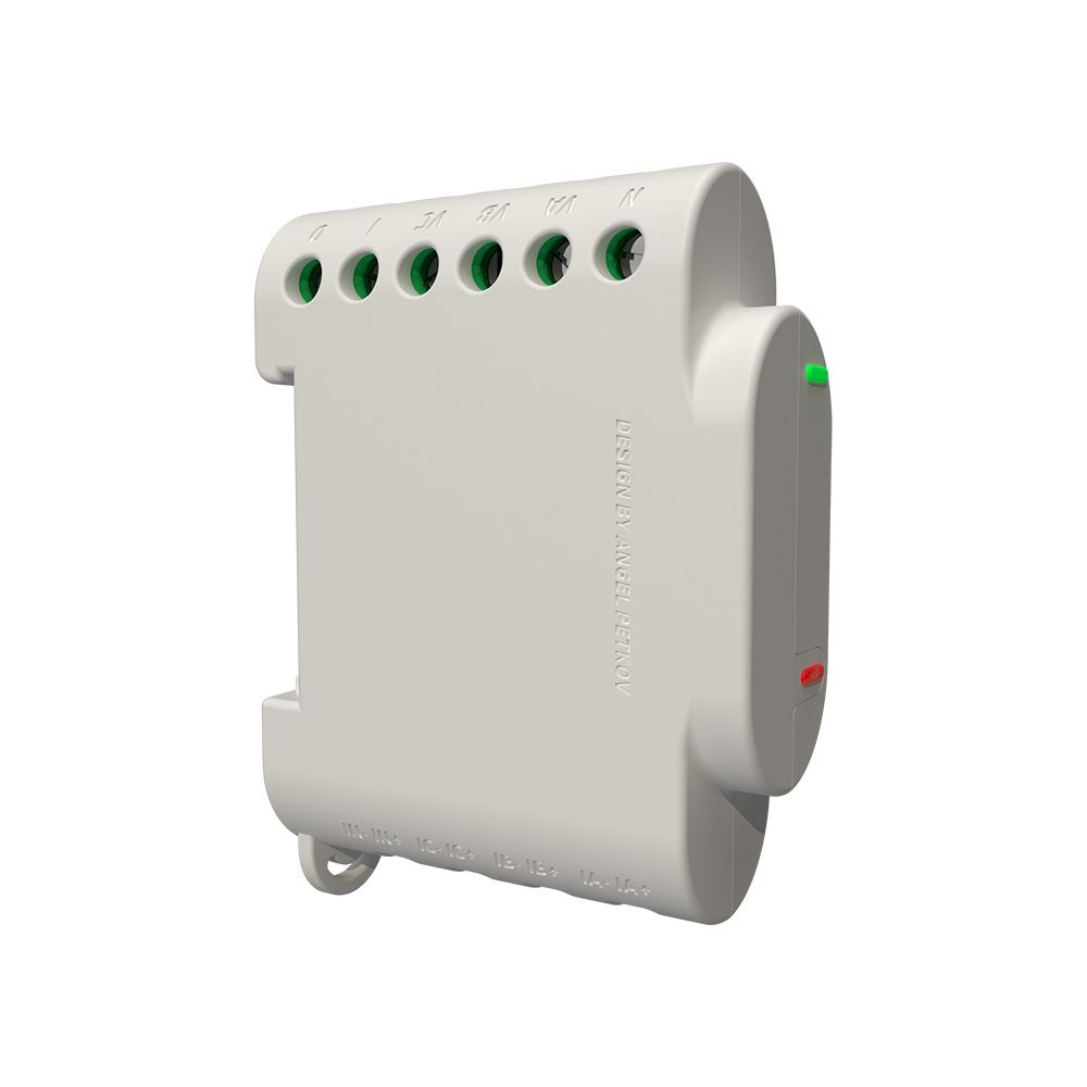 Shelly 3EM három fázisú fogyasztásmérő és vezérlő (ALL-REL-3EM)
