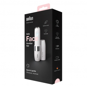 Braun FS1000 mini arcszőrtelenítő Smartlight funkcióval fehér