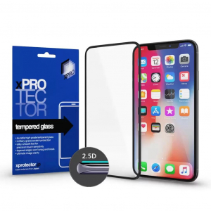 Xpro Full 2.5D Huawei P30 lite edzett üveg kijelzővédő fekete kerettel (124606)