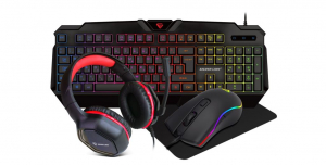 Silverline CM120 4az1-ben gaming szett magyar billentyűzet+fejhallgató+egér+egérpad