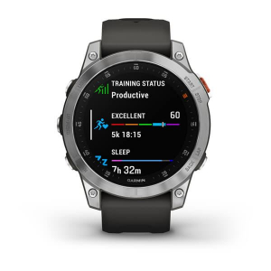 Garmin Epix (Gen 2) szürke szilikon szíjjal (010-02582-01)