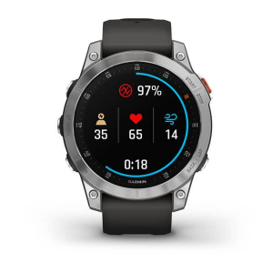 Garmin Epix (Gen 2) szürke szilikon szíjjal (010-02582-01)