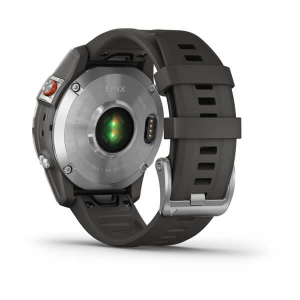 Garmin Epix (Gen 2) szürke szilikon szíjjal (010-02582-01)
