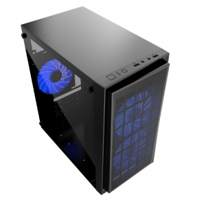 Gembird CCC-FORNAX-950B táp nélküli ablakos microATX ház fekete