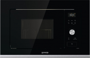 Gorenje BMX201AG1BG be&eacute;p&iacute;thető mikrohull&aacute;m&uacute; s&uuml;tő fekete