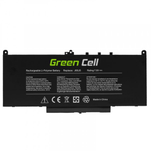 Green Cell akkumul&aacute;tor J60J5 Dell Latitude E7270 E7470 7.6V 5800mAh (DE135)