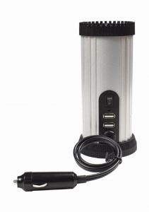 Gembird Autós inverter 150W USB port - Feszültség átalakító (EG-PWC150-01)