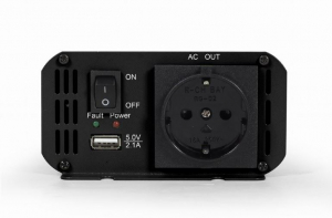 Gembird Autós inverter 300W USB port - Feszültség átalakító (EG-PWC300-01)