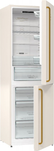 Gorenje NRK6192CLI alulfagyasztós hűtőszekrény bézs
