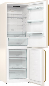 Gorenje NRK6192CLI alulfagyasztós hűtőszekrény bézs