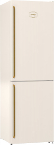 Gorenje NRK6192CLI alulfagyasztós hűtőszekrény bézs