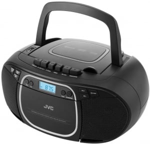 JVC RC-E451B hordozható CD-s rádiómagnó fekete