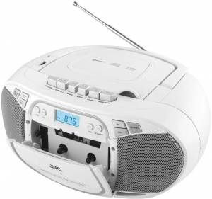 JVC RC-E451W hordozható CD-s rádiómagnó fehér
