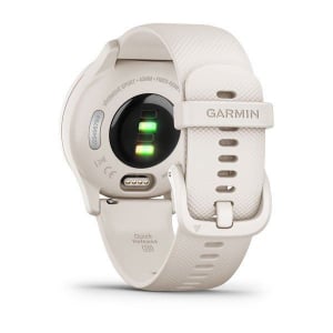 Garmin vívomove Sport fehér szilikon szíjjal barackarany órakerettel (010-02566-01)