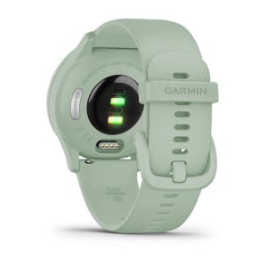 Garmin vívomove Sport cool mint szilikon szíjjal ezüst órakerettel (010-02566-03)