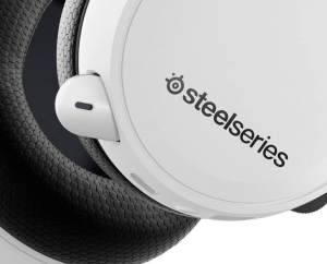 SteelSeries Arctis 7+ vezeték nélküli mikrofonos fejhallgató fehér (61461)