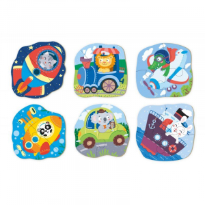 Dodo alapok: Közlekedés 2-3-4 db-os puzzle (DOP300154)