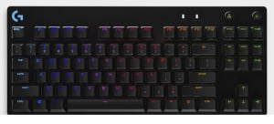 Logitech PRO Clicky amerikai nemzetközi billentyűzet fekete (920-009392)