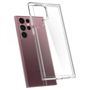 Spigen Ultra Hybrid Samsung Galaxy S22 Ultra 5G tok átlátszó (ACS03918)