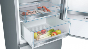 Bosch KGE398IBP alulfagyasztós hűtőszekrény