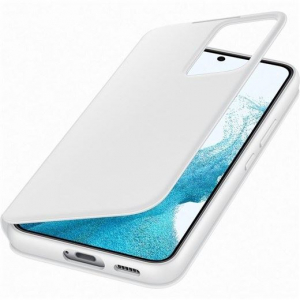 Samsung Galaxy S22+ Smart Clear View tok fehér (EF-ZS906CWEGEE)