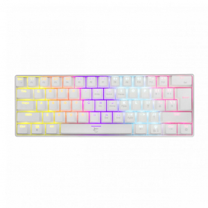 White Shark GK-2022W/R-US SHINOBI US Gaming billentyűzet fehér Outemu Red Switches