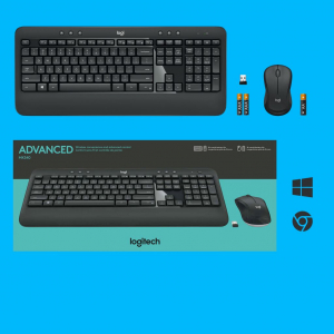 Logitech MK540 Advanced vezeték nélküli billentyűzet + optikai egér UK (920-008684)