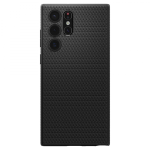 Spigen Liquid Air Samsung Galaxy S22 Ultra 5G tok fekete (ACS03915)