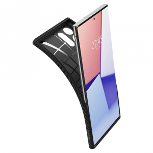 Spigen Liquid Air Samsung Galaxy S22 Ultra 5G tok fekete (ACS03915)