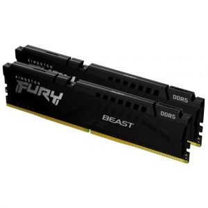 32GB 5600MHz DDR5 RAM Kingston Fury Beast Black CL38 (2x16GB) (KF556C40BBK2-32)