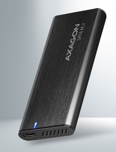 Axagon EEM2-SBC M.2 k&uuml;lső SSD h&aacute;z fekete