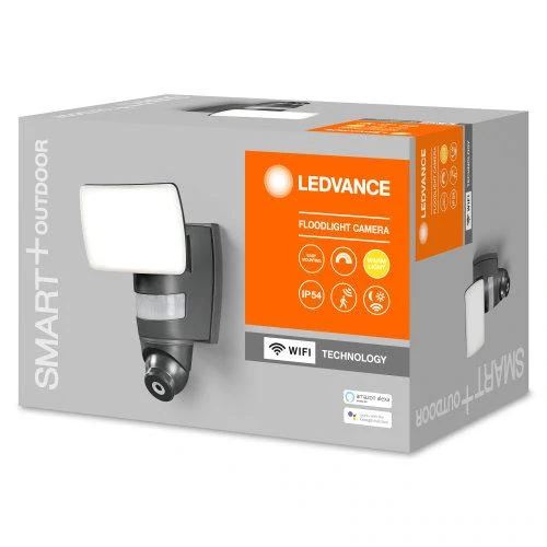 Ledvance Smart+ WiFi Flood LED fényvető kamerával és mozgásérzékelővel 24W IP44 3000K (4058075478312)