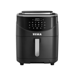 Tesla AirCook & Steam QS500 gőz- &eacute;s forr&oacute;levegős s&uuml;tő fekete (950118)