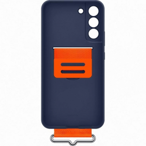 Samsung Galaxy S22+ szilikontok szíjjal tengerészkék (EF-GS906TNEGWW)