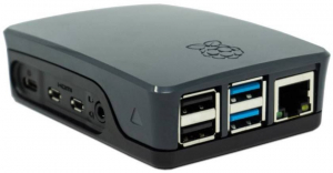 Raspberry Pi 4B ház fekete (RB-CASEP4+06B)