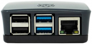 Raspberry Pi 4B ház fekete (RB-CASEP4+06B)