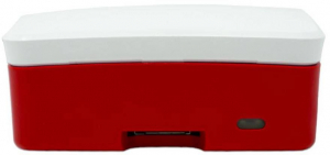 Raspberry Pi 4B h&aacute;z feh&eacute;r-piros (RB-CASEP4+06W)