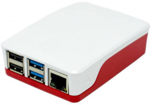 Raspberry Pi 4B h&aacute;z feh&eacute;r-piros (RB-CASEP4+06W)