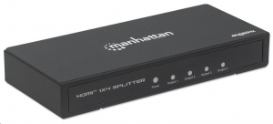 Manhattan AV elosztó splitter HDMI 2.0 1x4 4K*2K UHD 60Hz HDR (207805)
