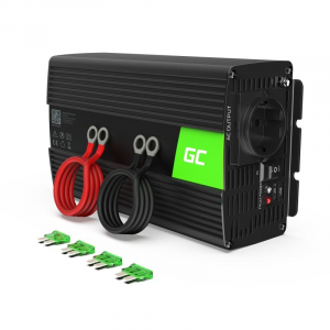 Green Cell Fesz&uuml;lts&eacute;g &aacute;talak&iacute;t&oacute; 12V - 230V 1000W/2000W (INV08)