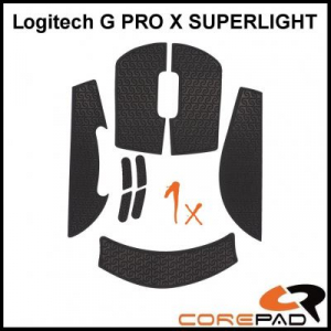 Corepad Soft Grips Logitech G PRO X SUPERLIGHT egérbevonat fekete (CG70100)