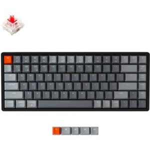 Keychron K6 RGB Bluetooth angol Gateron G Pro Red billentyűzet (Aluminum frame) (K6-Q1-UK)