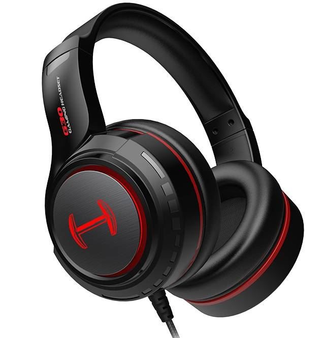 Edifier HECATE G30 TE gaming headset fekete-piros
